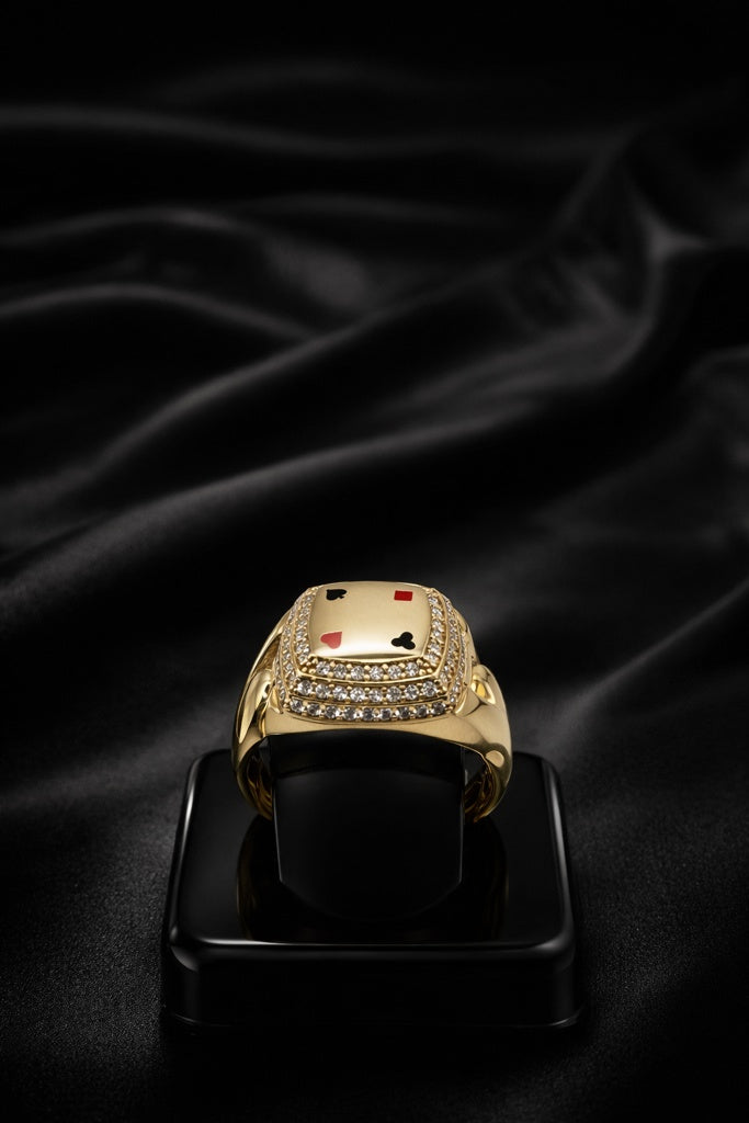 10KT RING Size SIZE 12 Weigth 5 GR