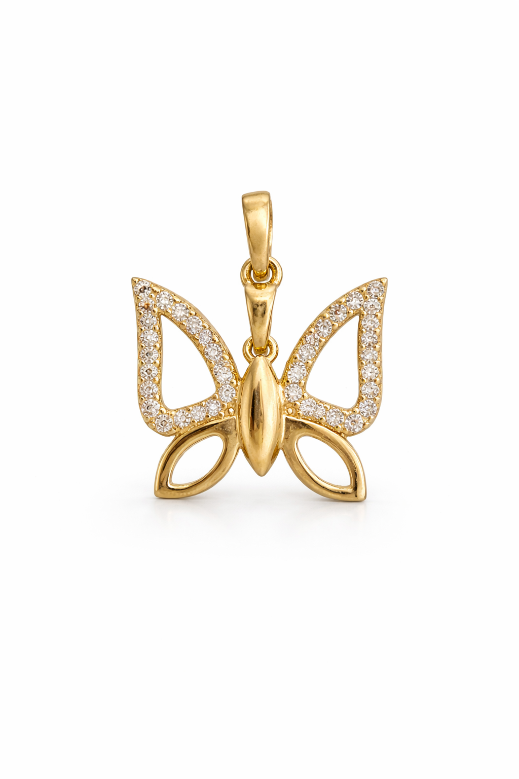 14KT DELICATE BUTTERFLY PENDANT Weight 1.3GR