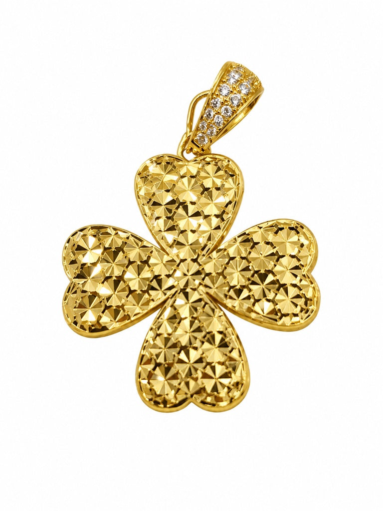 10KT FLOWER PENDANT Size  Weigth 2.8GR