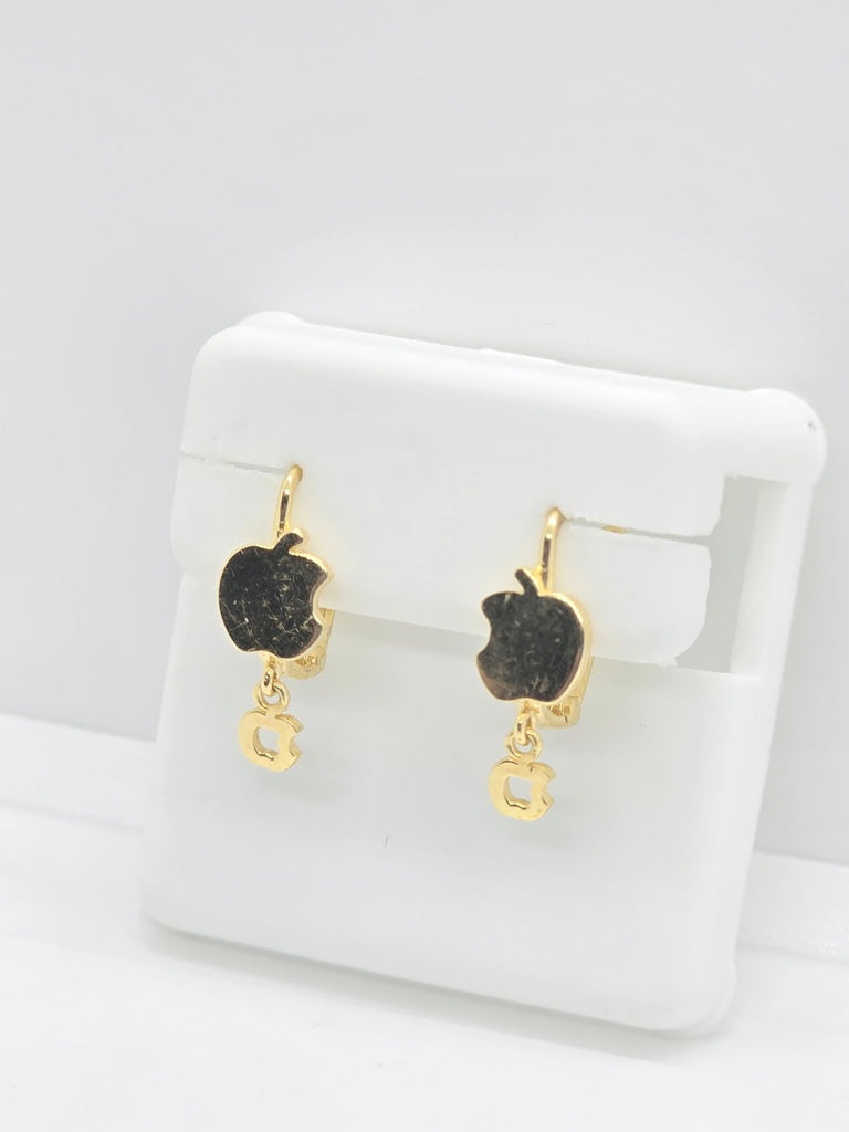 10K APPLE EARRINGS