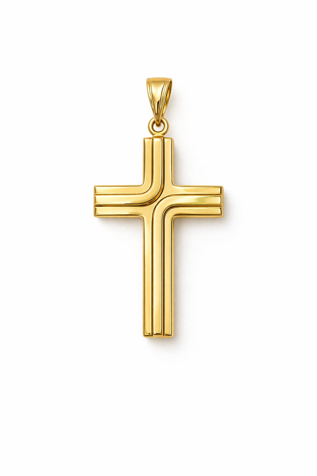 14KT MEDIUM CROSS PENDANT Weight 1.3GR
