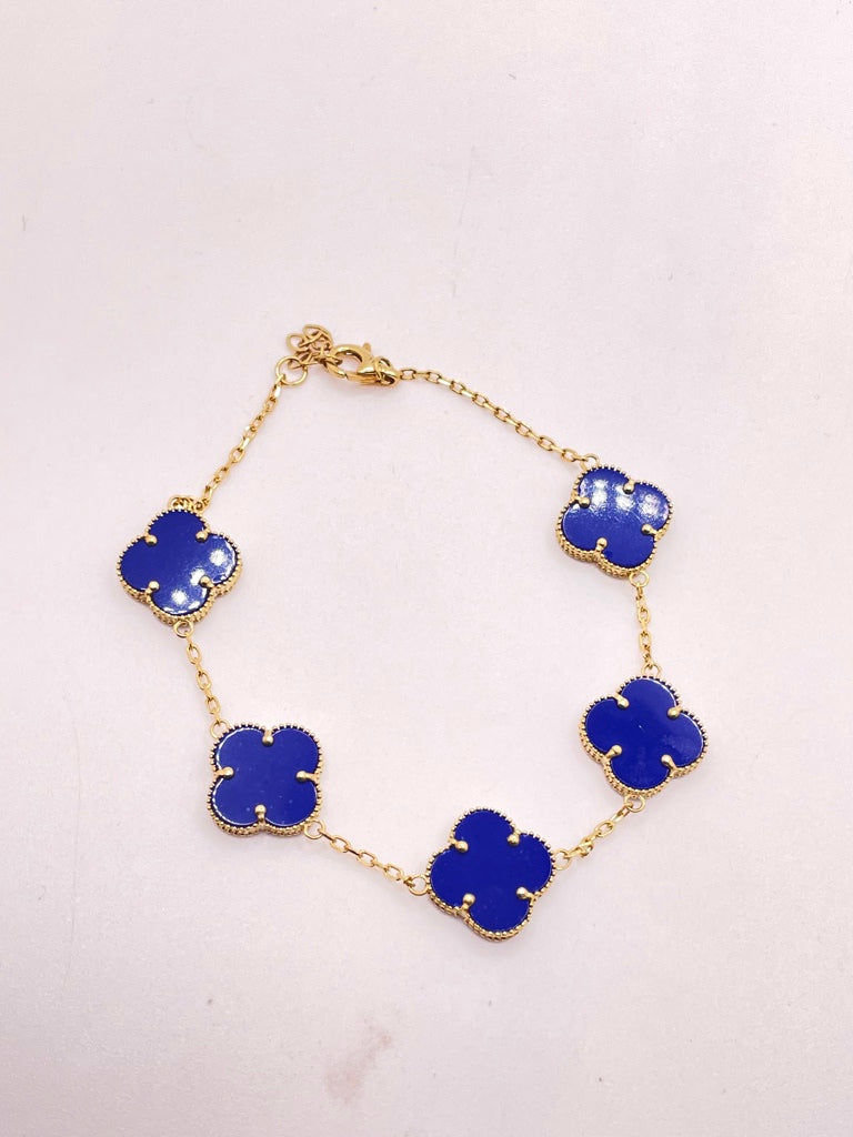 10KT FLOWER BRACELET Size 7.5INCH Weigth 4.2GR
