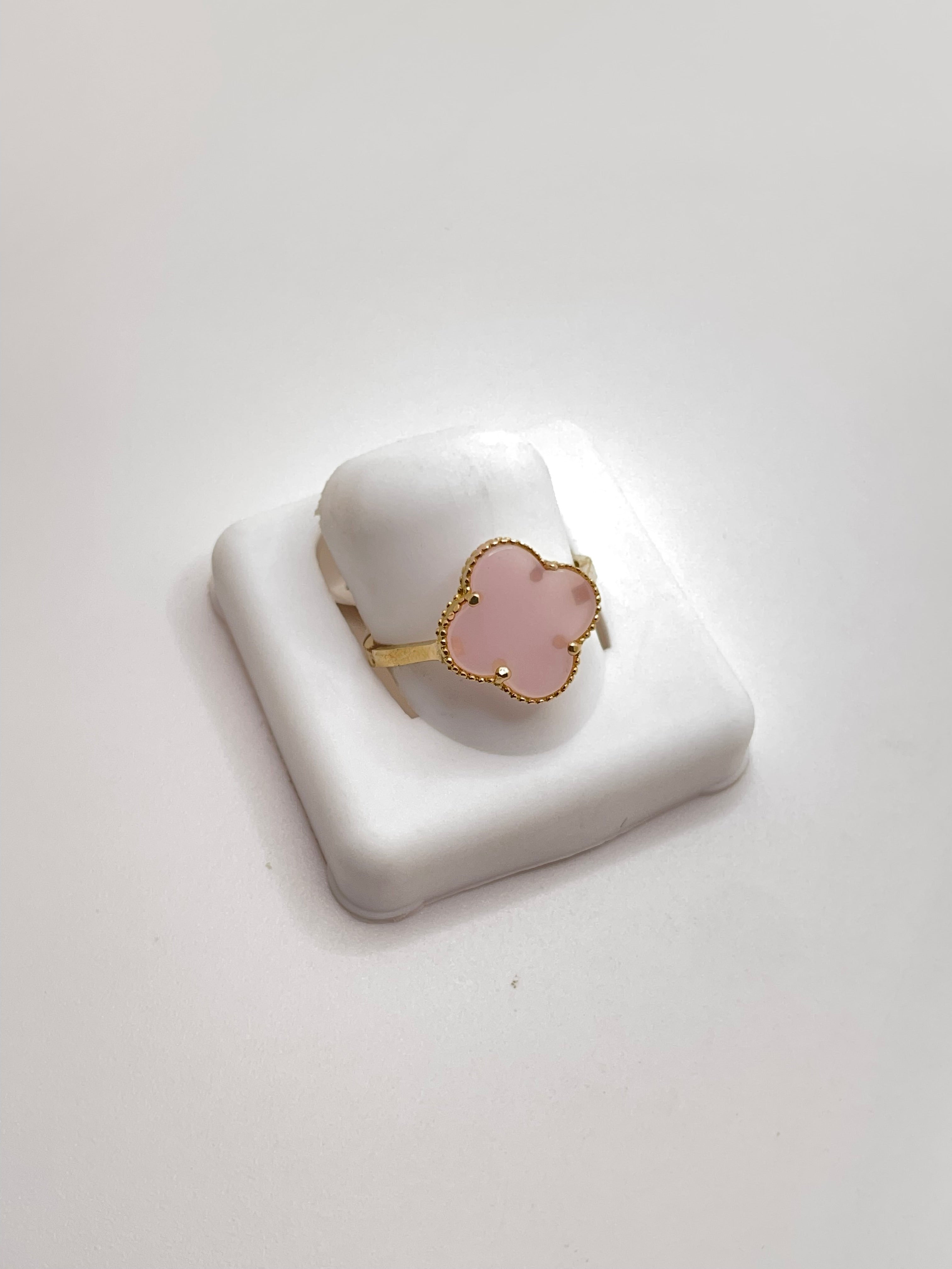 10KT FLOWER RING Size 7.5 Weigth 1.64GR