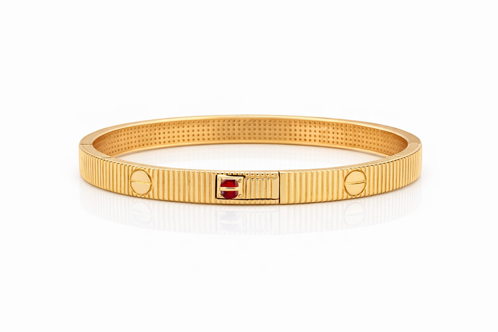 14KT  BRACELET+BANGLE Size 17 Weigth 12.80grs