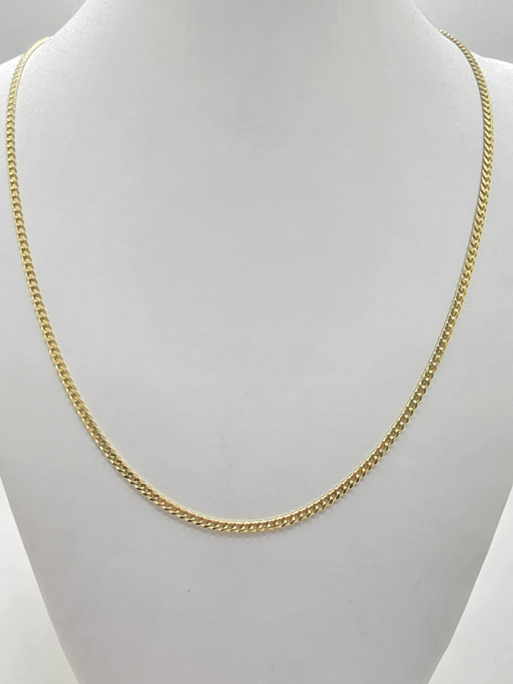 10KT SOLID MIAMI CUBAN CHAIN Size 18INCH 2.5MM Weight 7.5GR