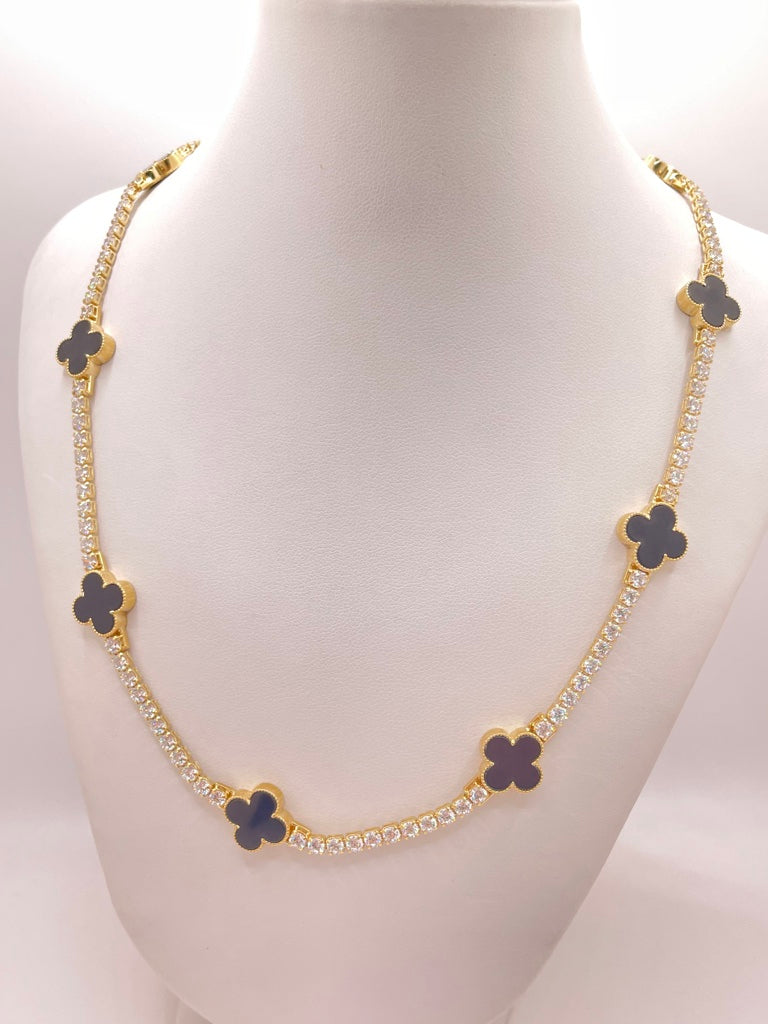 10KT FLOWER CHAIN Size 18INCH 3MM Weigth 27GR