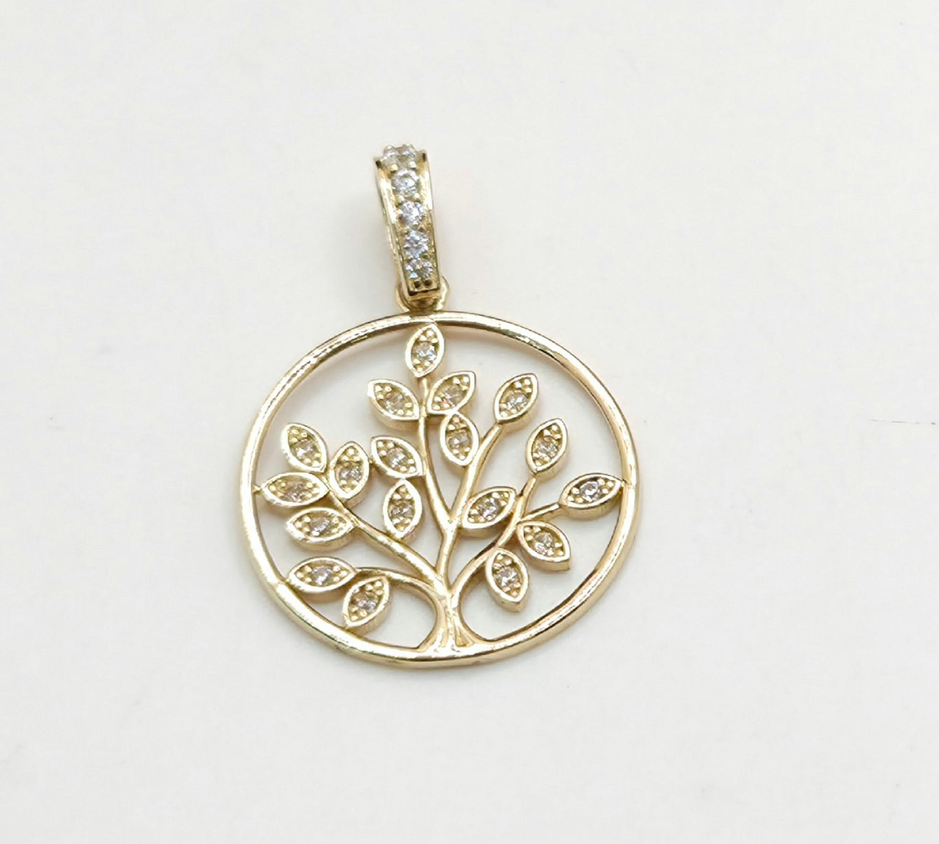 14KT CZ DELICATE TREE OF LIFE PENDANT Weight 2GR