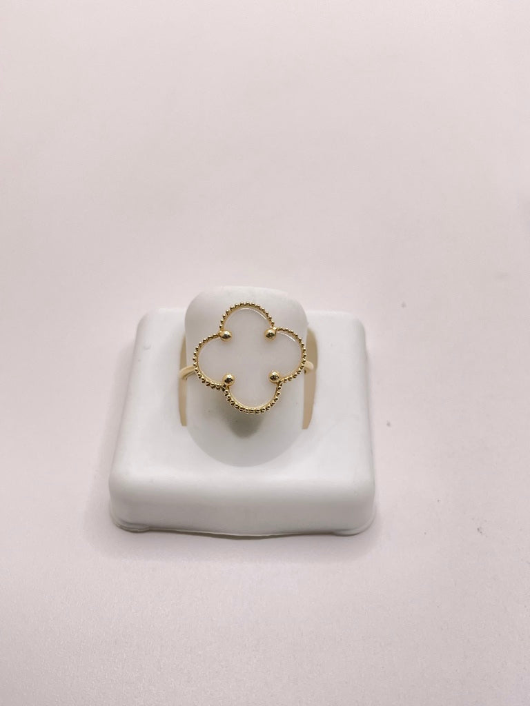 14KT FLOWER RING Size 7 Weigth 2.36GR