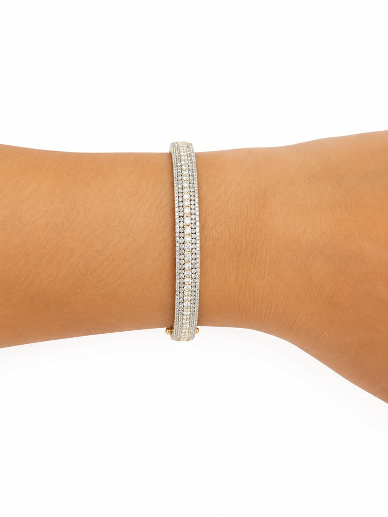 14KT STONE BANGLE  Weigth 17.32GR