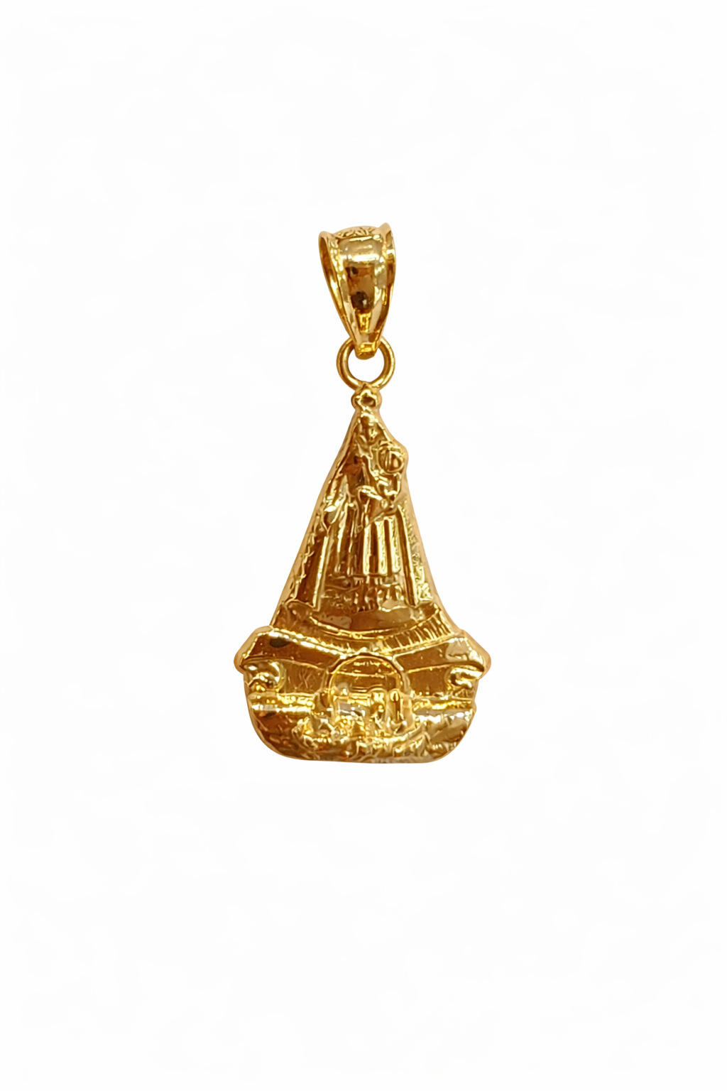 10KT SMALL CARIDAD PENDANT Size S Weigth 1GR
