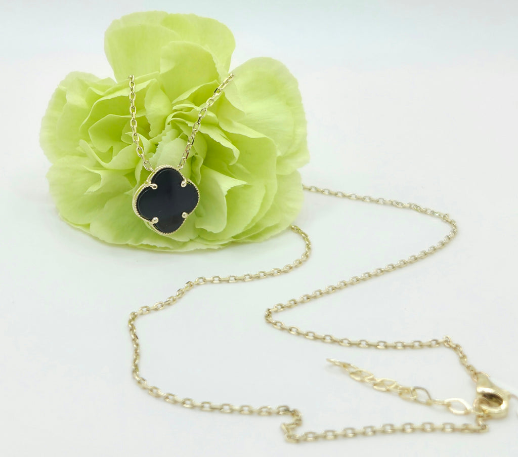 10KT FLOWER CHAIN Size 18INCH Weigth 3.1GR