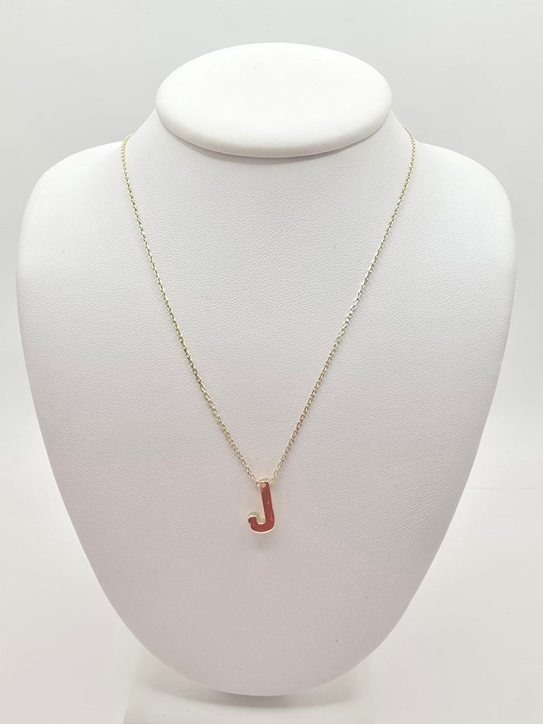 14KT LETTER "J" CHAIN  Size 18INCH Weight 2.03GR