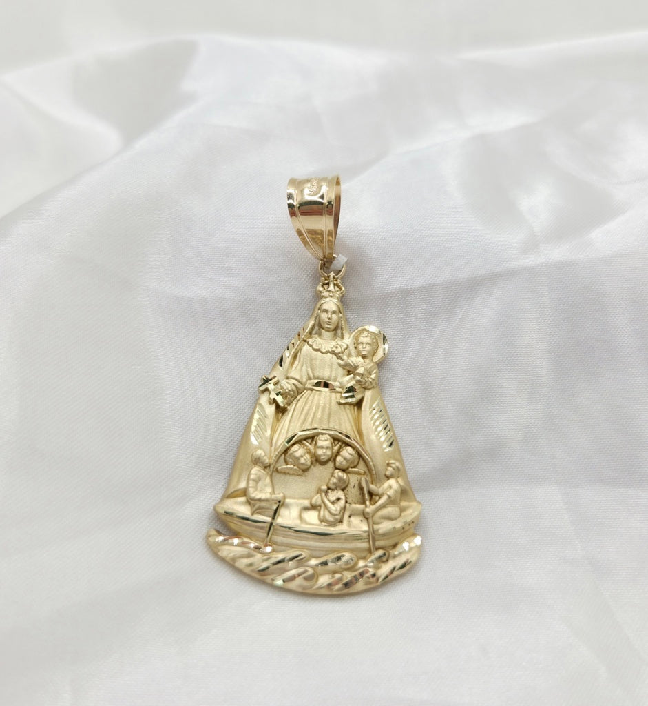 10KT CARIDAD PENDANT BODY CHAPE STYLE Size MEDIUM Weight 6.8