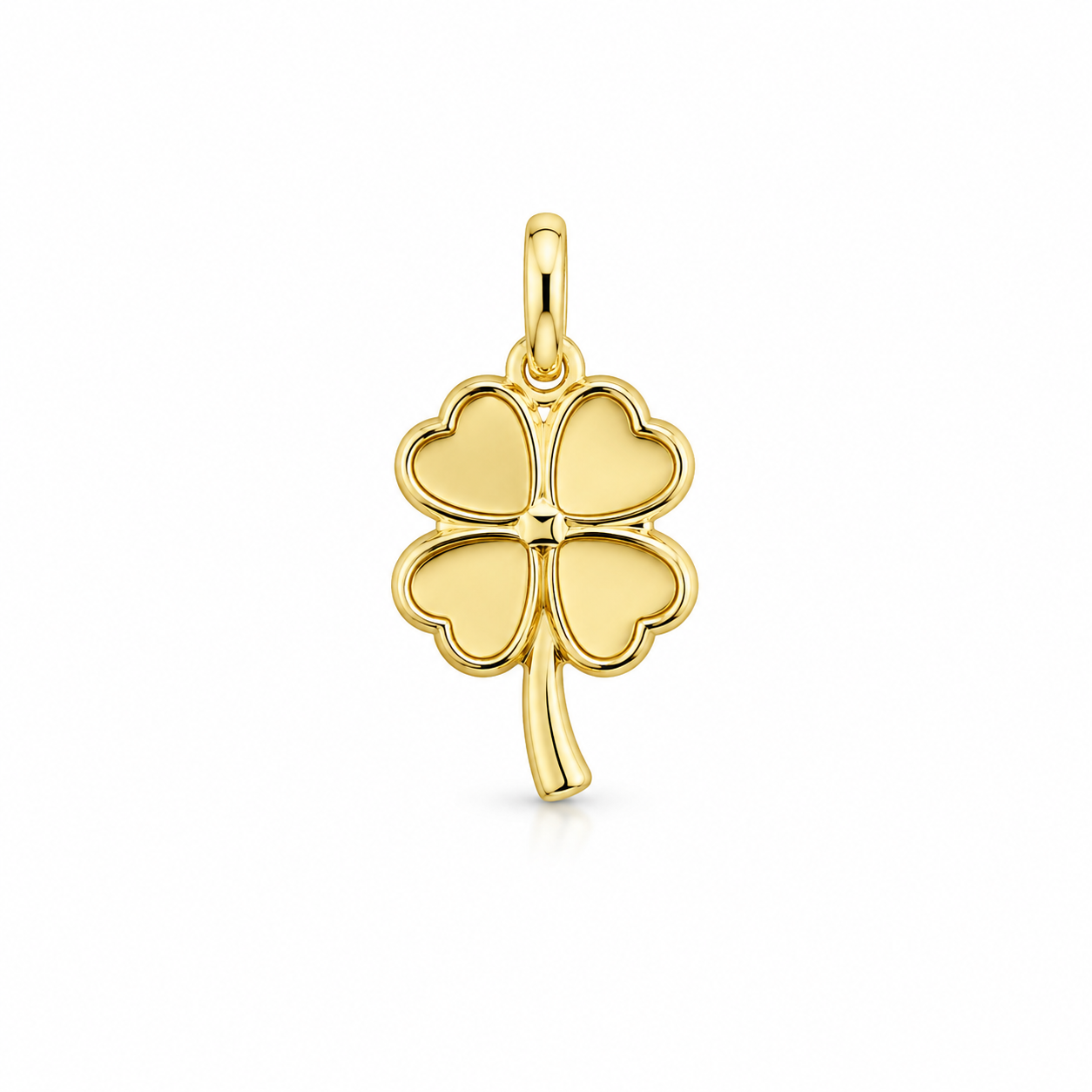 10KT TREBOL PENDANT Size  Weigth 0.8GR