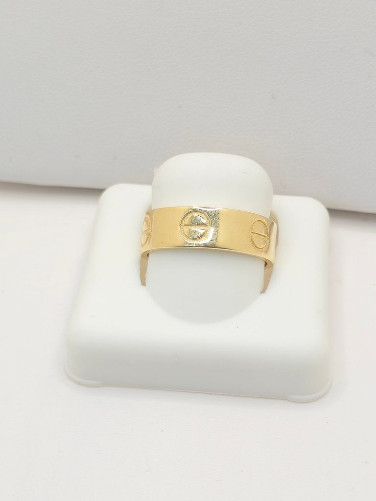 14KT  RING+WOMAN Size 6 Weigth 2GR