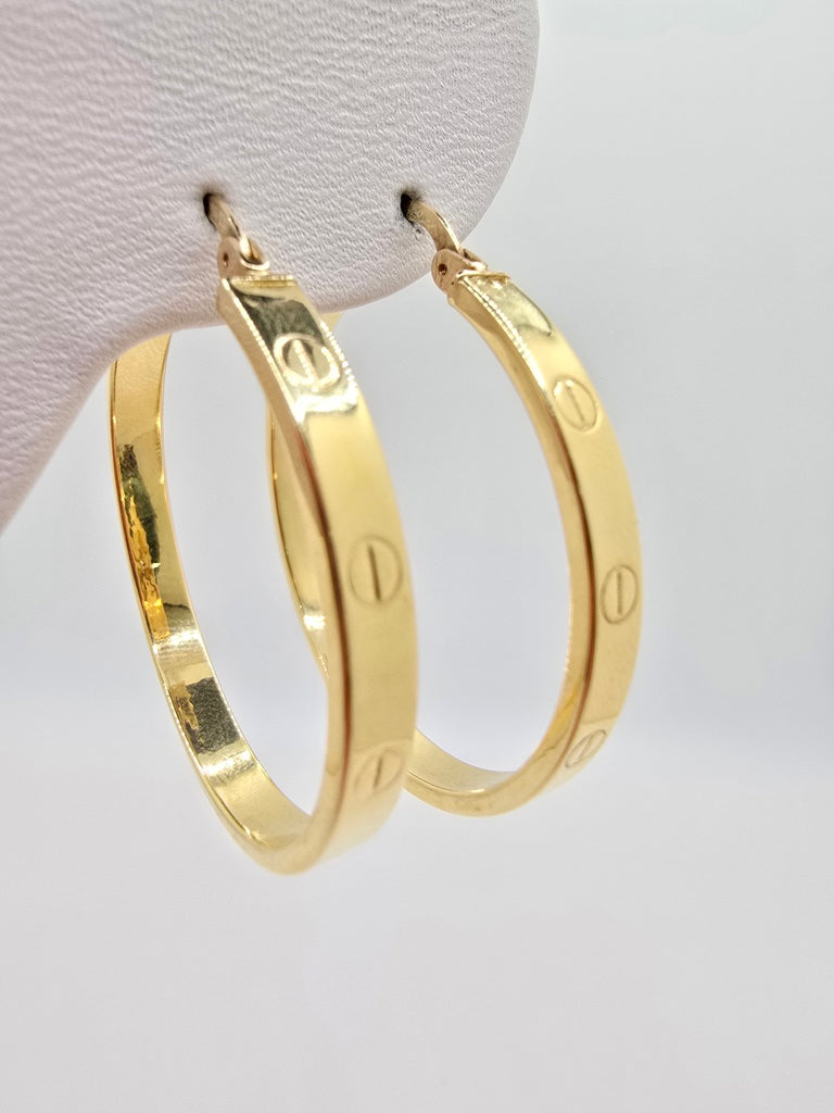 14KT  EARRINGS Size 5 4MM Weigth 5GR