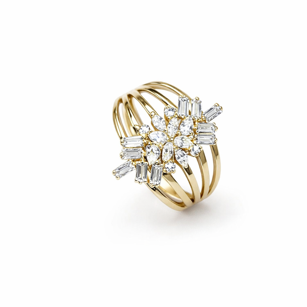 10KT  ASSORTED LIGTH RING Size 7-8 Weigth 2grs