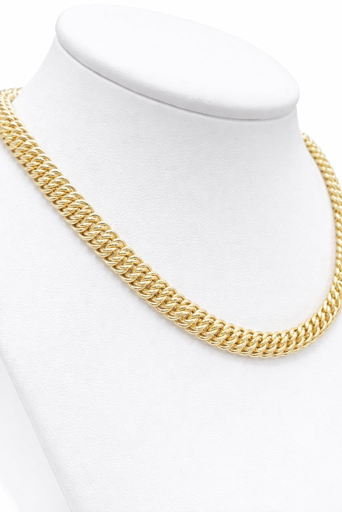 10KT NEW STYLE PRINCESSA NECKLACE Size 18INCH 7.5MM Weigth 21.7GR