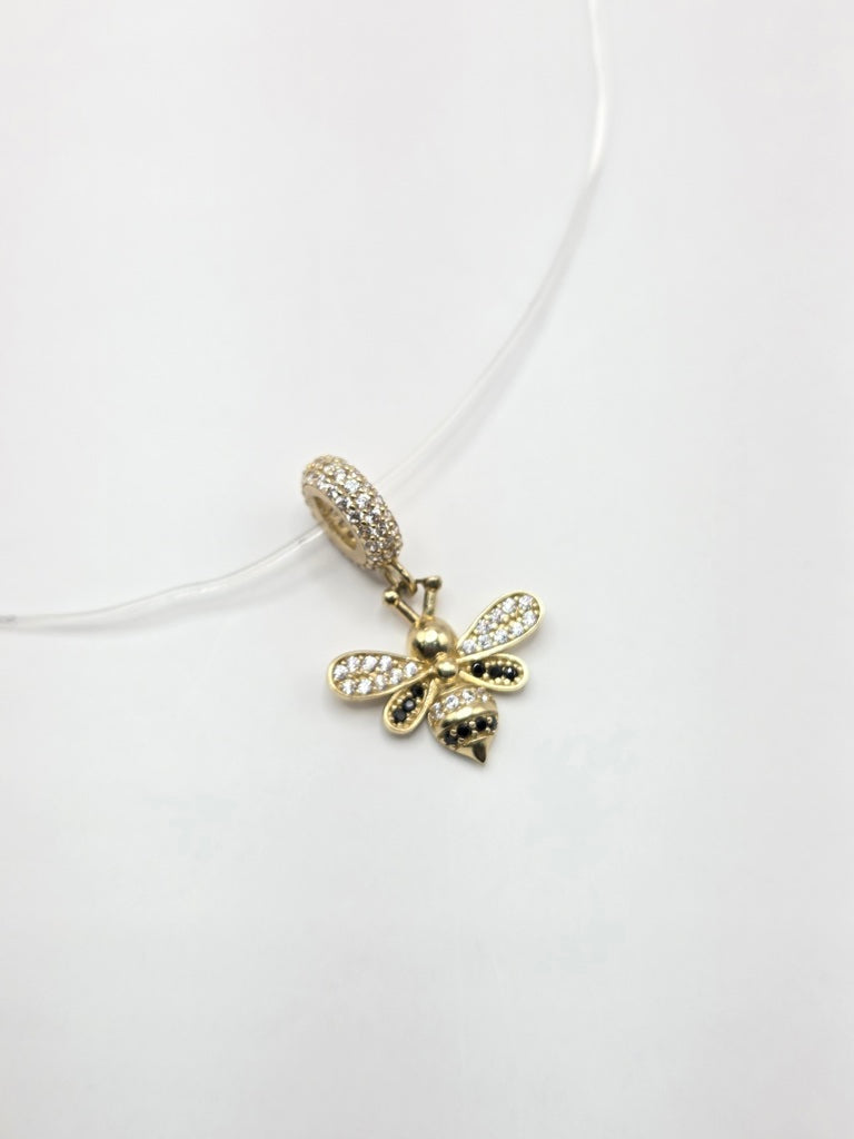 10KT CZ BEE CHARM Size  Weigth 2.1GR