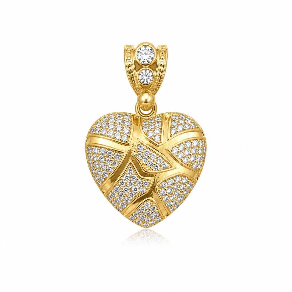 10KT SO HEART PENDANT Size SMALL Weigth 4.1GRS