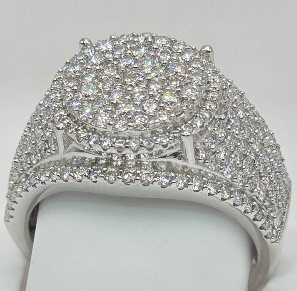 925 MOISSANITE FANCY MANS RING