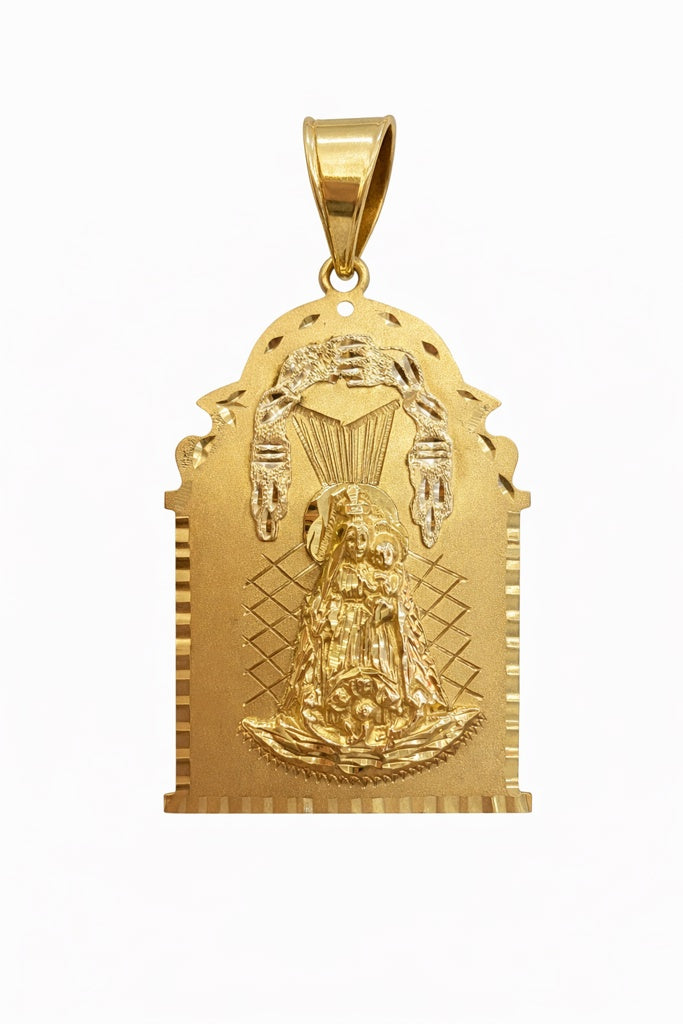 10KT SOLID HOUSE STYLE CARIDAD PENDANT Weigth 12GR