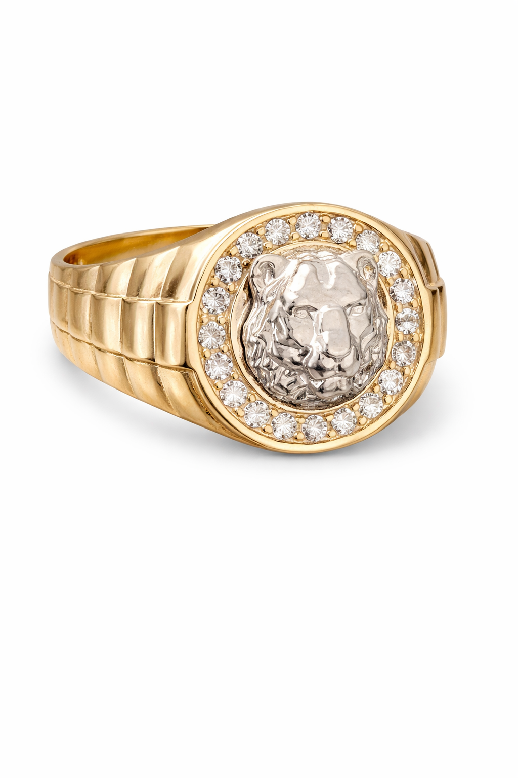 10KT LION RING  Size 9.5 Weigth 3GR
