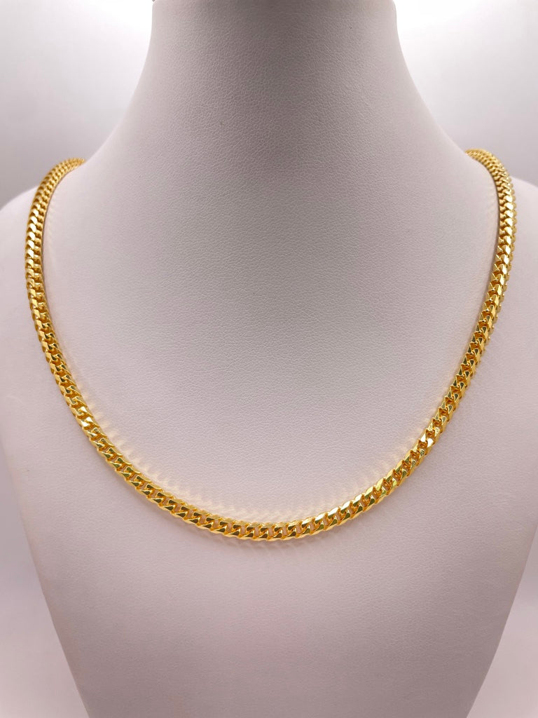 10KT SOLID FRANCO CHAIN Size 26INCH 4MM Weight 57.2GR