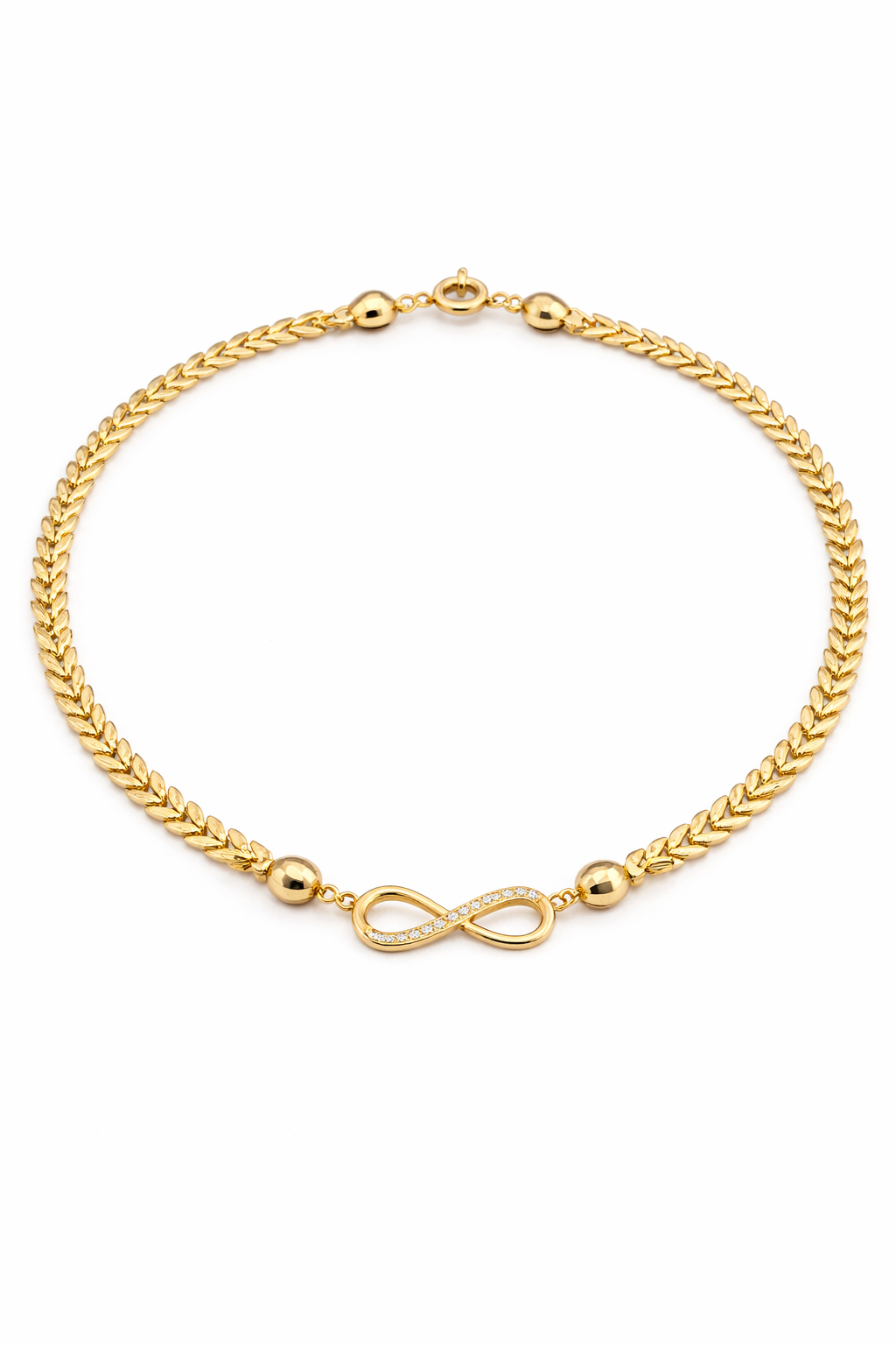 10KT INFINITY CHAIN Size 5MM 18IN Weigth 10.50GRS