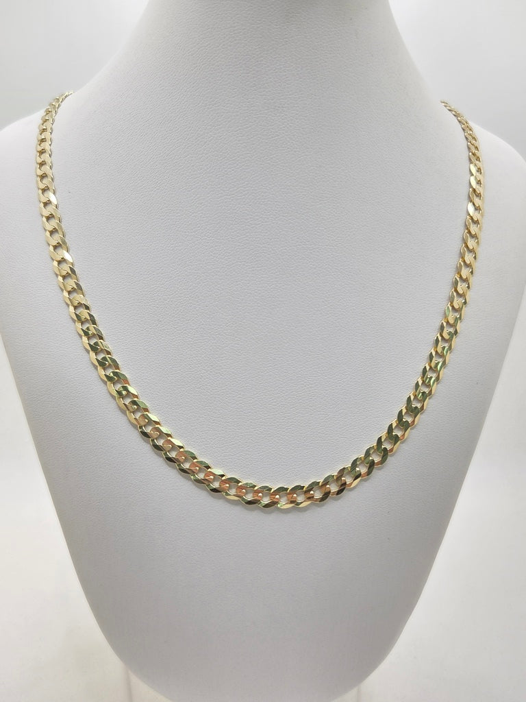 10KT SOLID MIAMI CUBAN CHAIN Size 26INCH 6MM Weight 60.7GR