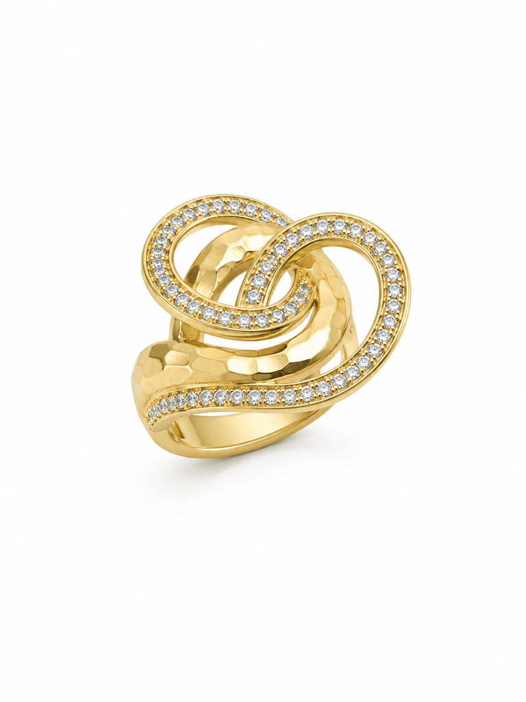 10KT MODERN RING Size 8.5