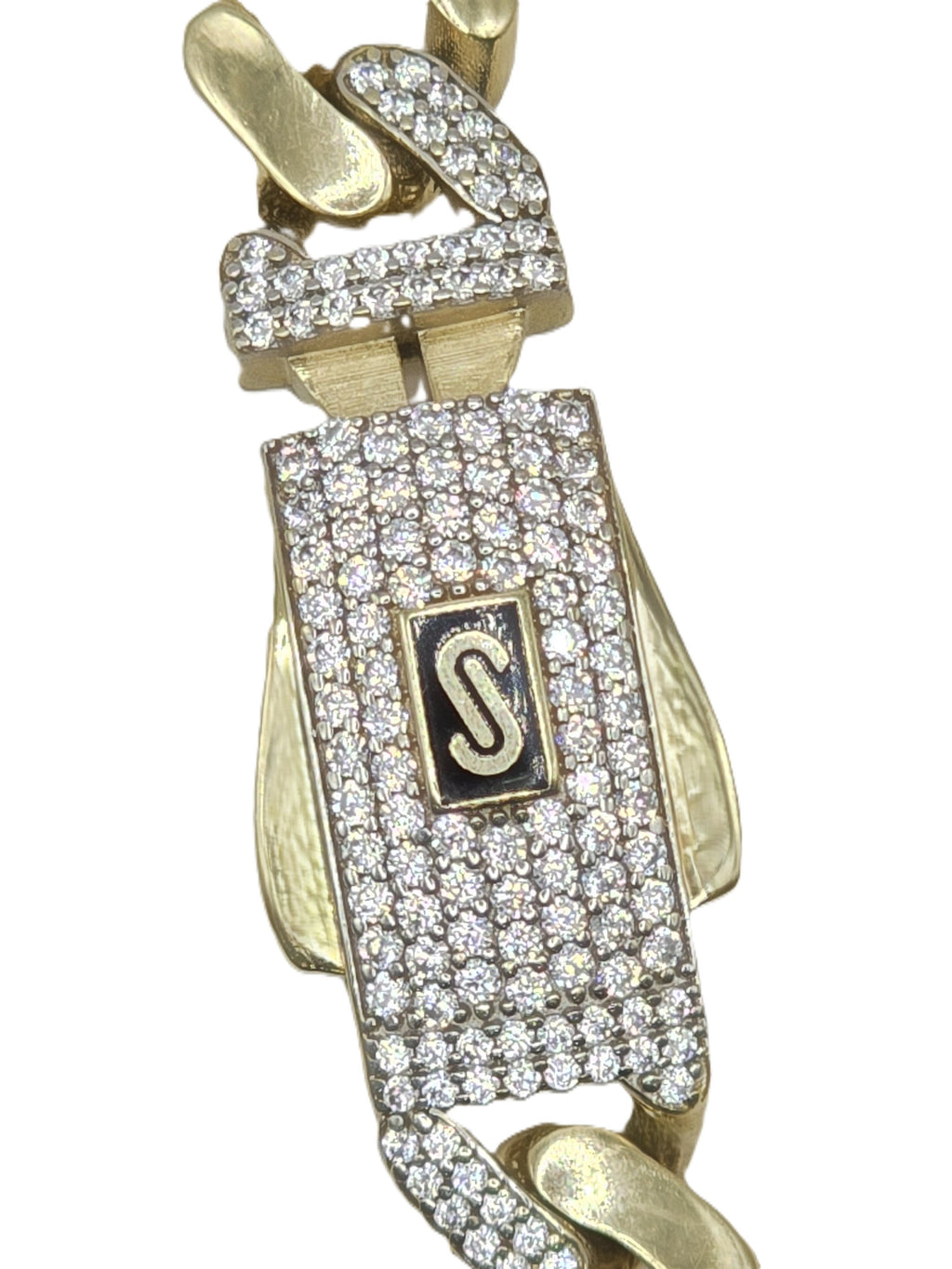 10KT MONACO CERTIFIED CHAIN+MONACO Size 5MM 24INCH Weigth 14.8GR