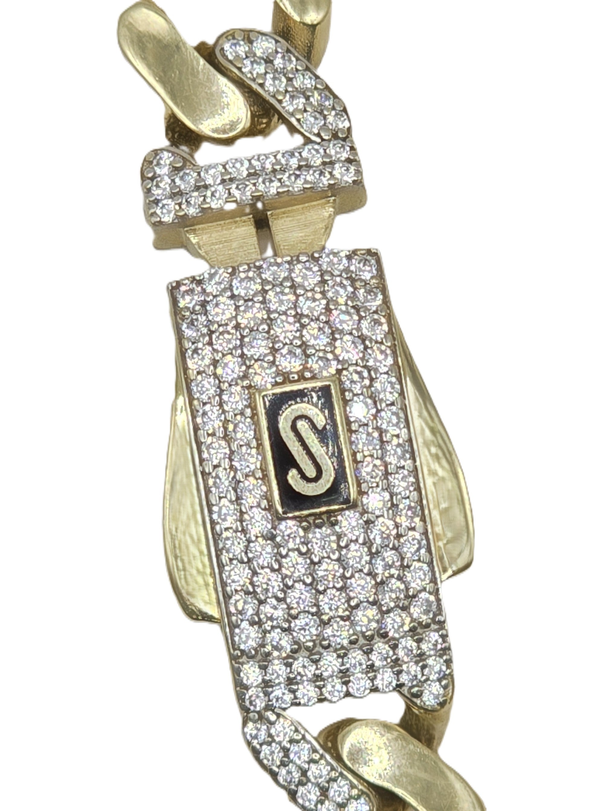 10KT MONACO CERTIFIED CHAIN+MONACO Size 5MM 24INCH Weigth 14.8GR