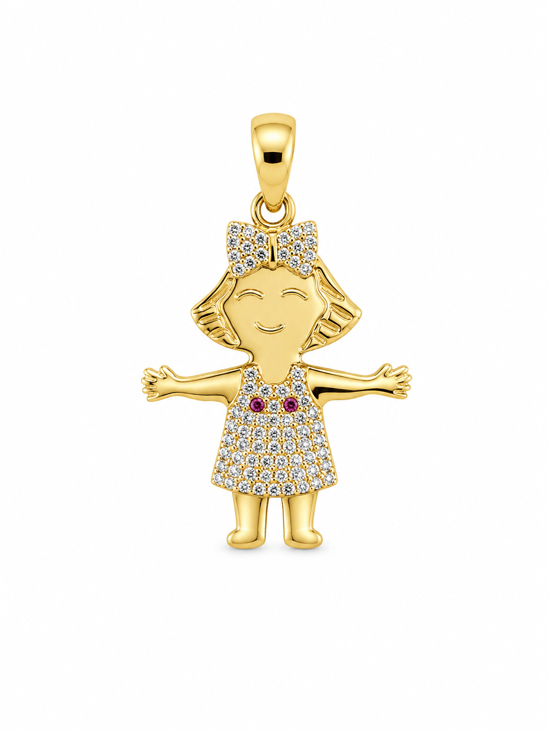 14KT SPECIAL OFFER BABY GIRL PENDANT Weigth 2.2GR