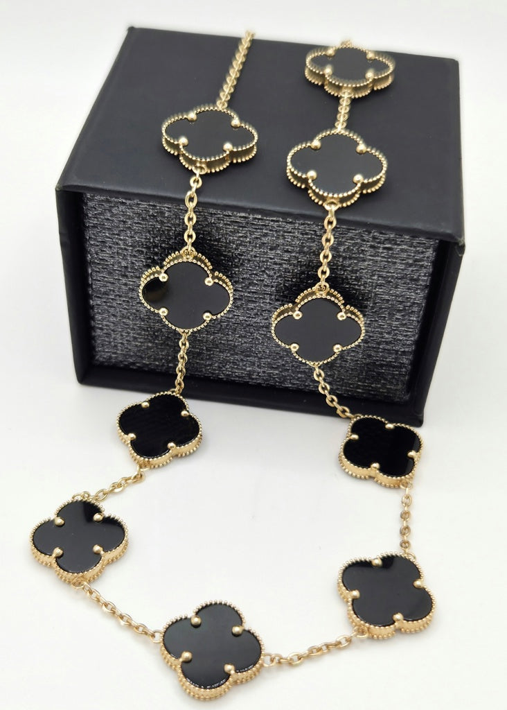 14KT FLOWER CHAIN Size 18INCH Weigth 11.7GR