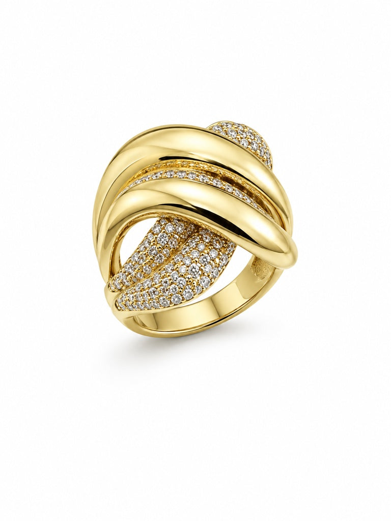 10K MODERN RING Size 7-7.5