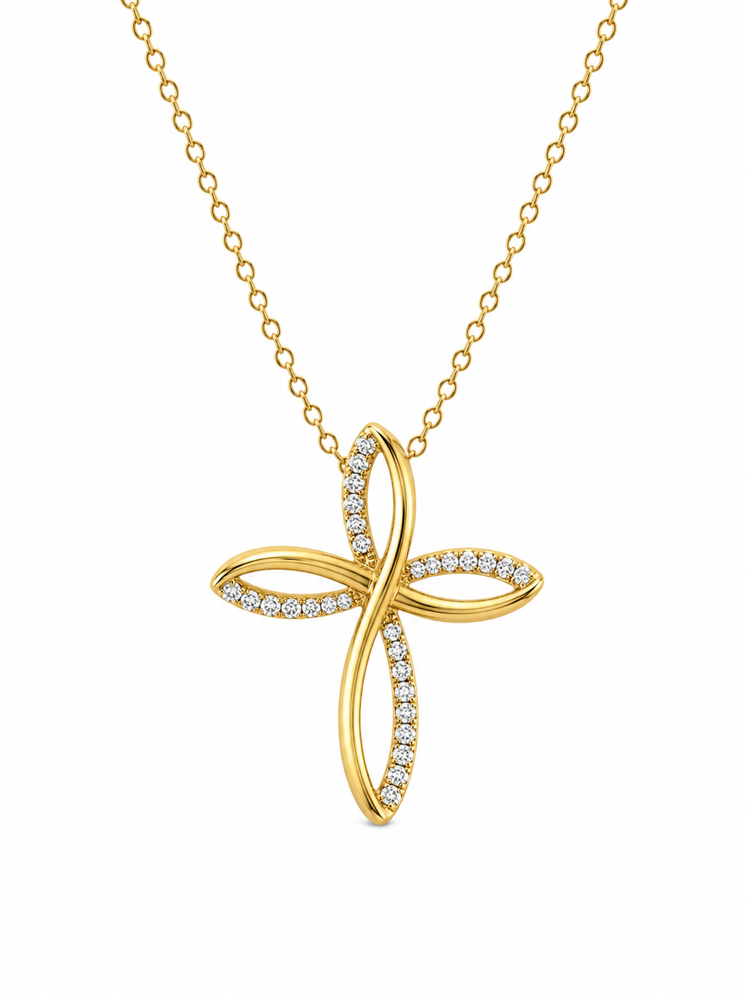 14KT  DIAMOND DELICATE CHAIN Size 18INCH