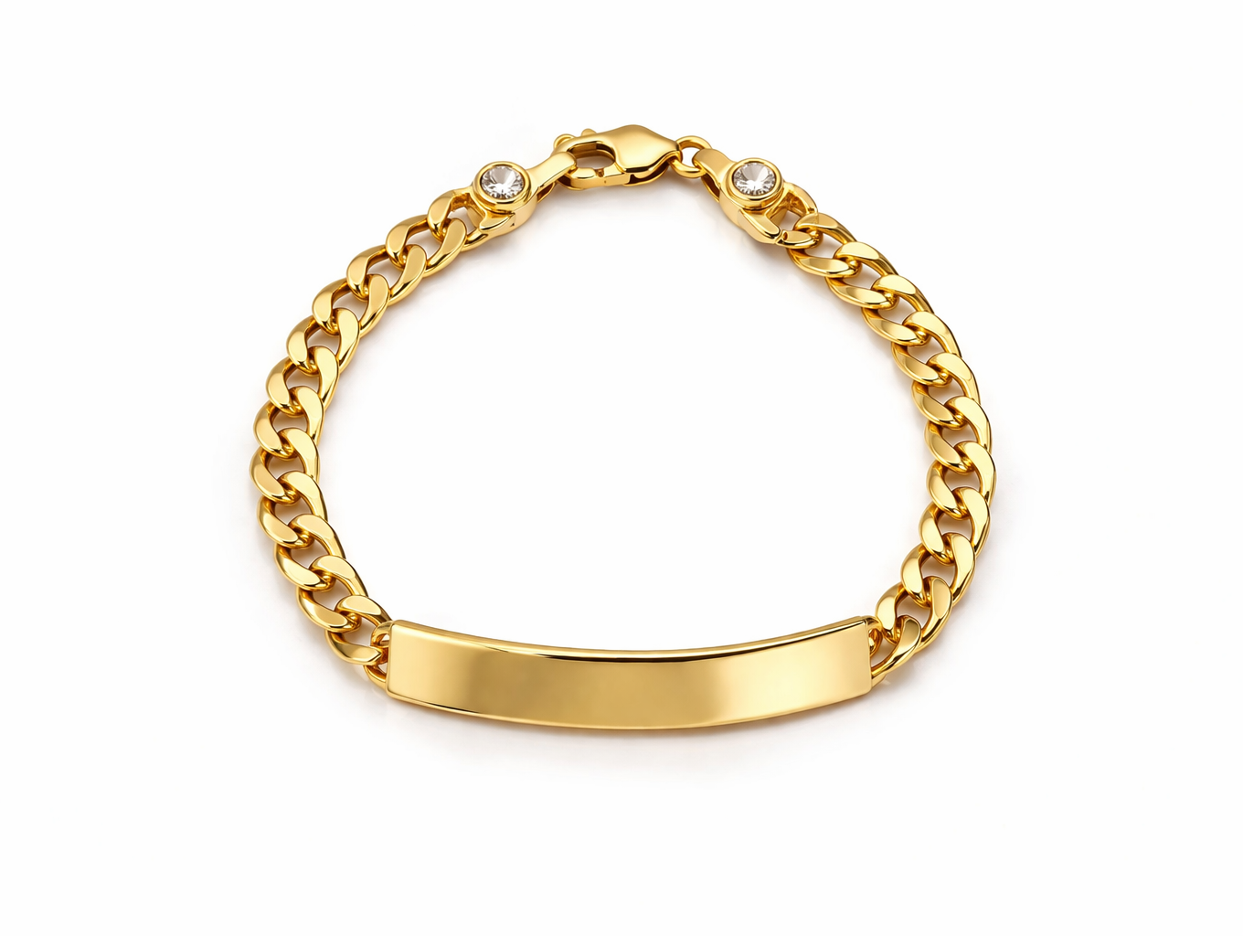 10KT ID BRACELET Size 7IN 5MM Weigth 5.50GRS