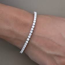 925 TENNIS  8CTW  MOISSANITE BRACELET Size 7INCH 3MM
