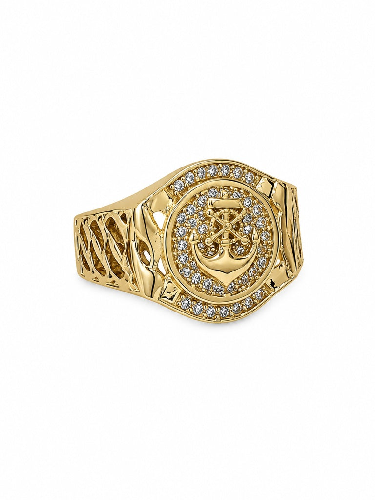 10K ANCHOR RING Size 11