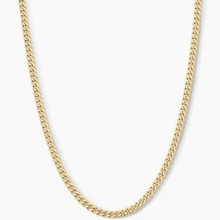 10KT SOLID MIAMI CUBAN CHAIN Size 22INCH 3MM Weigth 14.2GR
