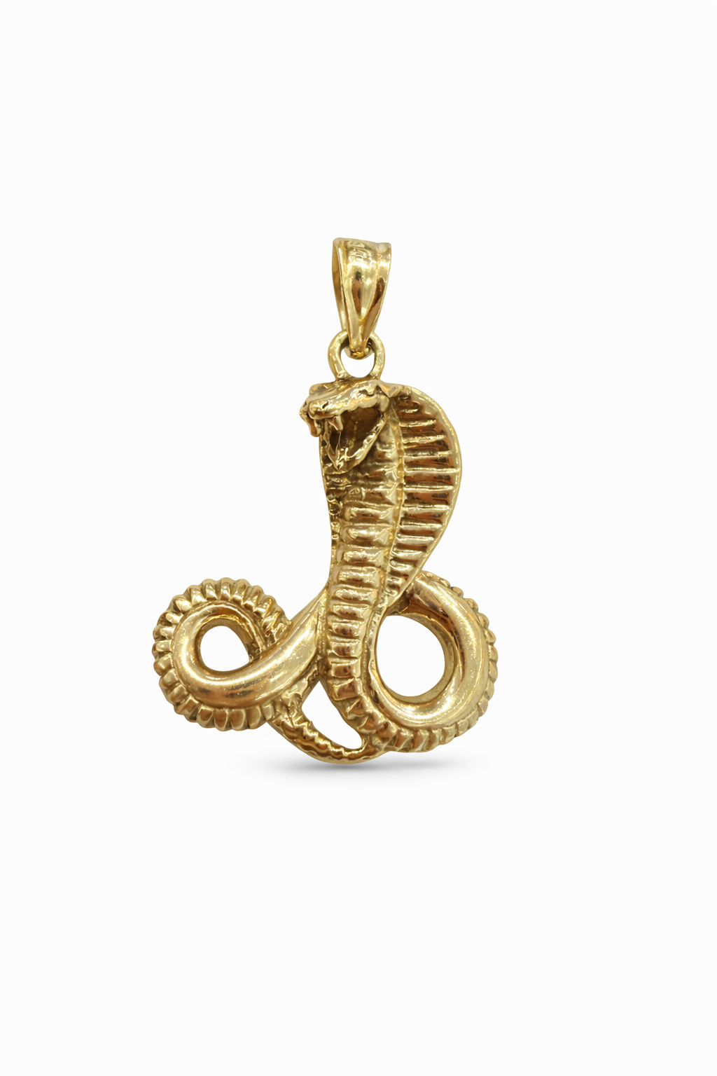 14KT YELLOW GOLD SNAKE PENDANT Size MEDIUM Weigth 4.5GR