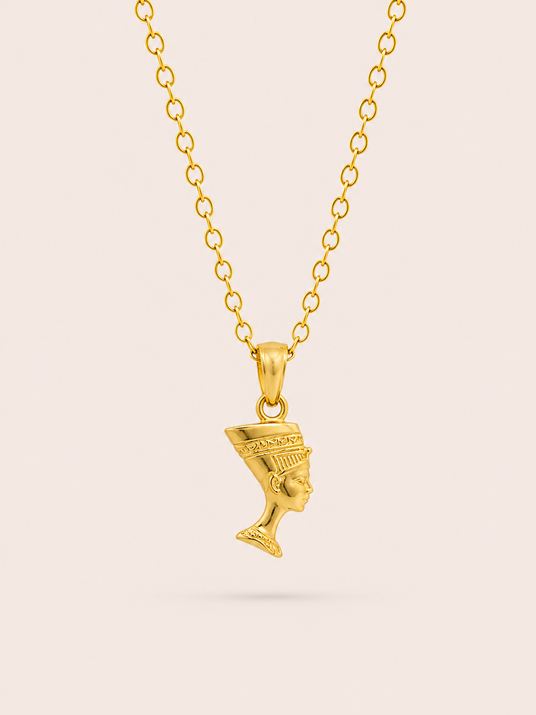 10KT GOLDEN SMALL PHARAOH PENDANT Size SMALL Weigth 0.9GR