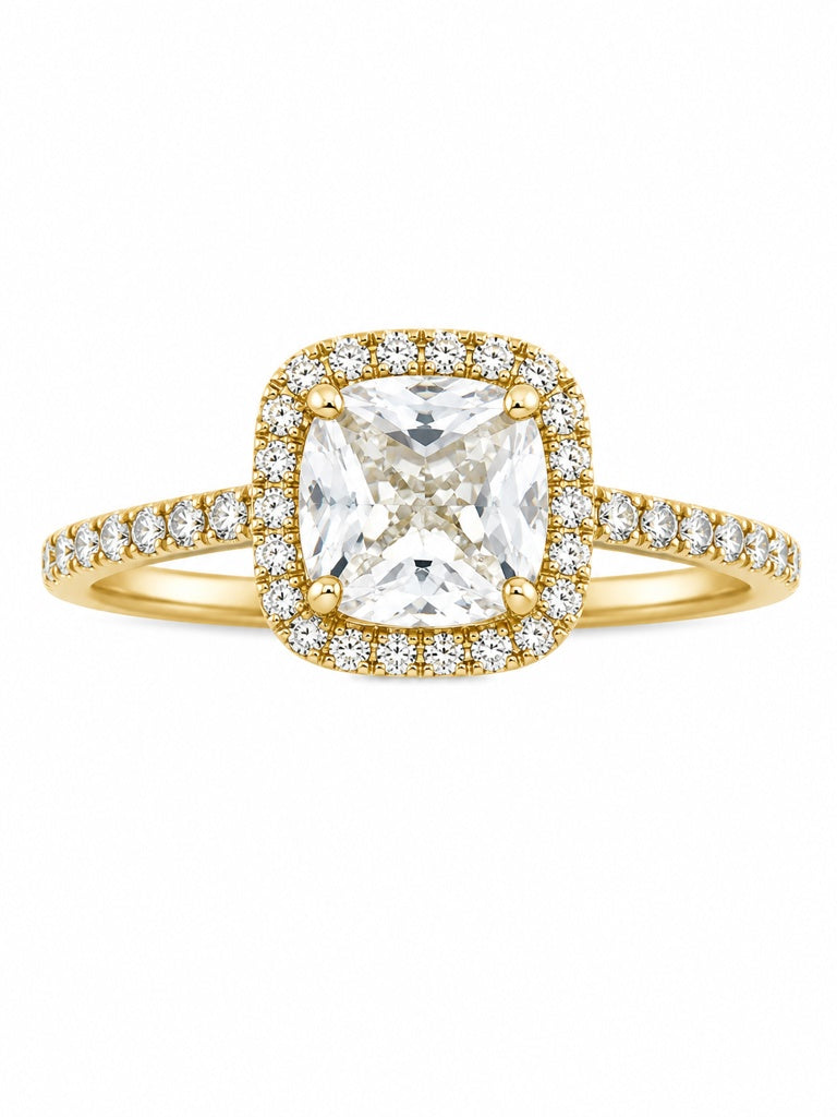 14KT DIAMOND PROMISE RING+DIAMOND Size 7