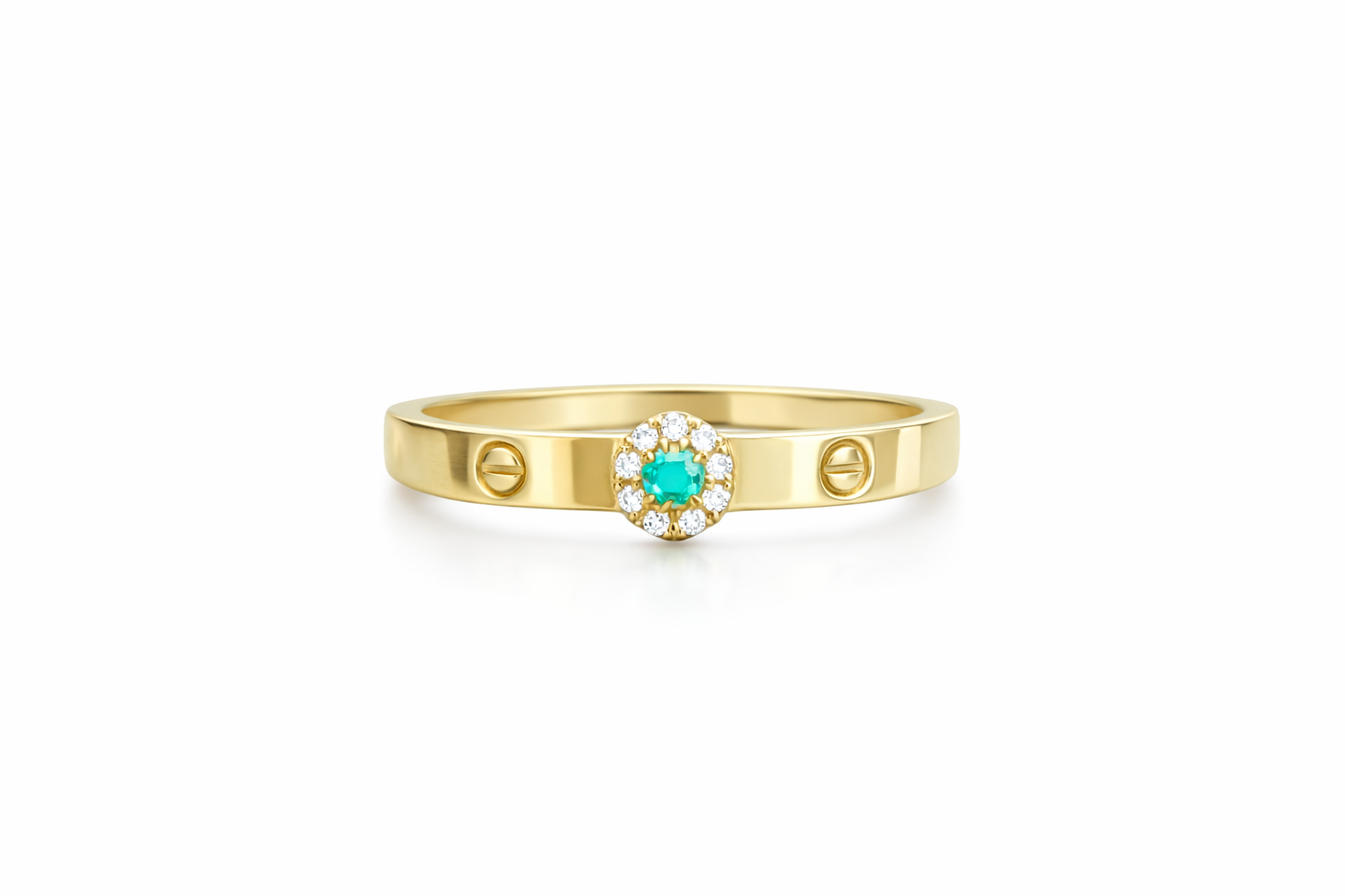 10KT  RING+WOMAN Size 7.5 Weigth 1.5GR