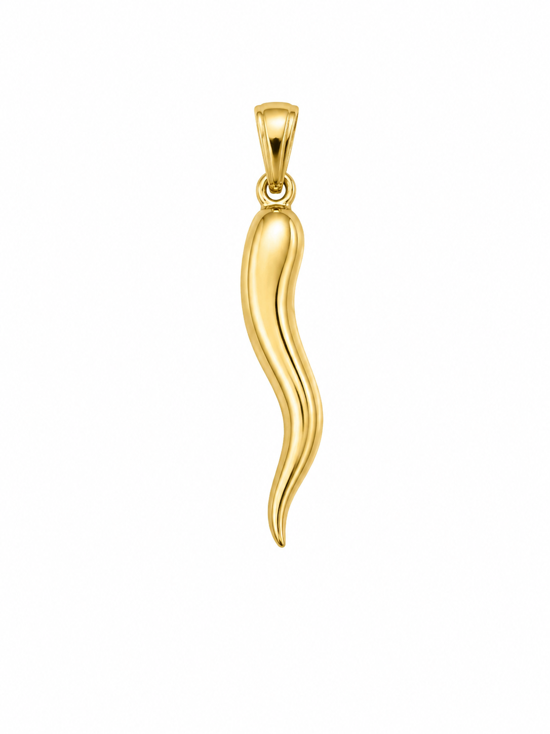 14KT YELLOW FOLD LUCK HORN PENDANT Weigth 0.7GR