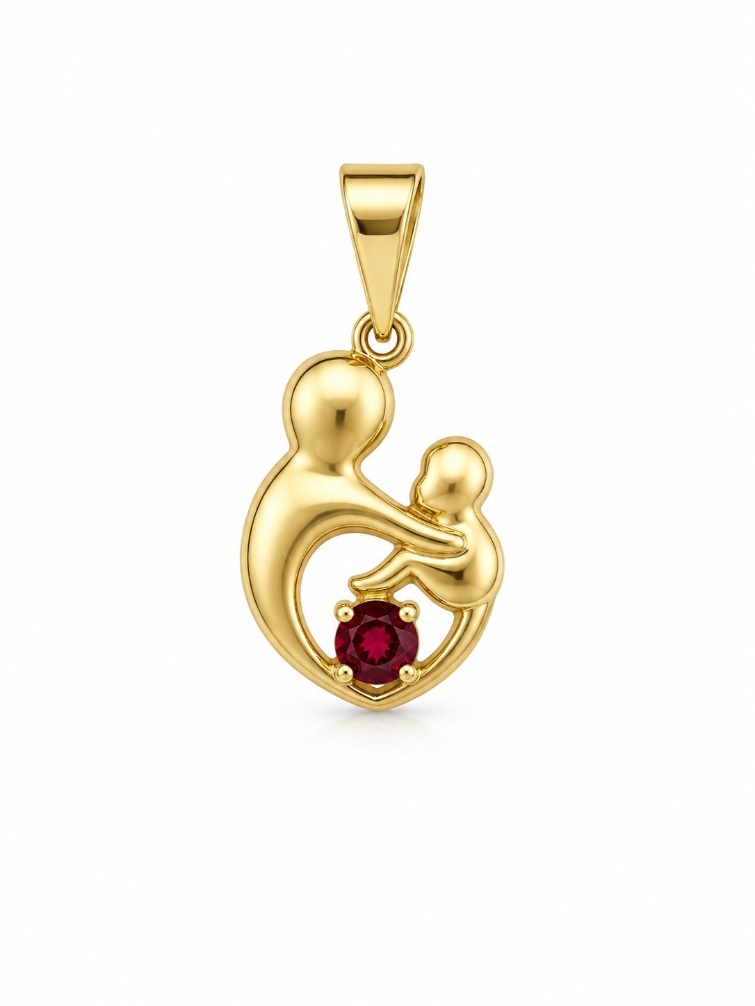 14KT MOTHER & CHILD PENDANT Weight 1.3GR