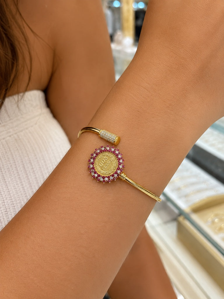14K  BANGLE Size 7.5INCH