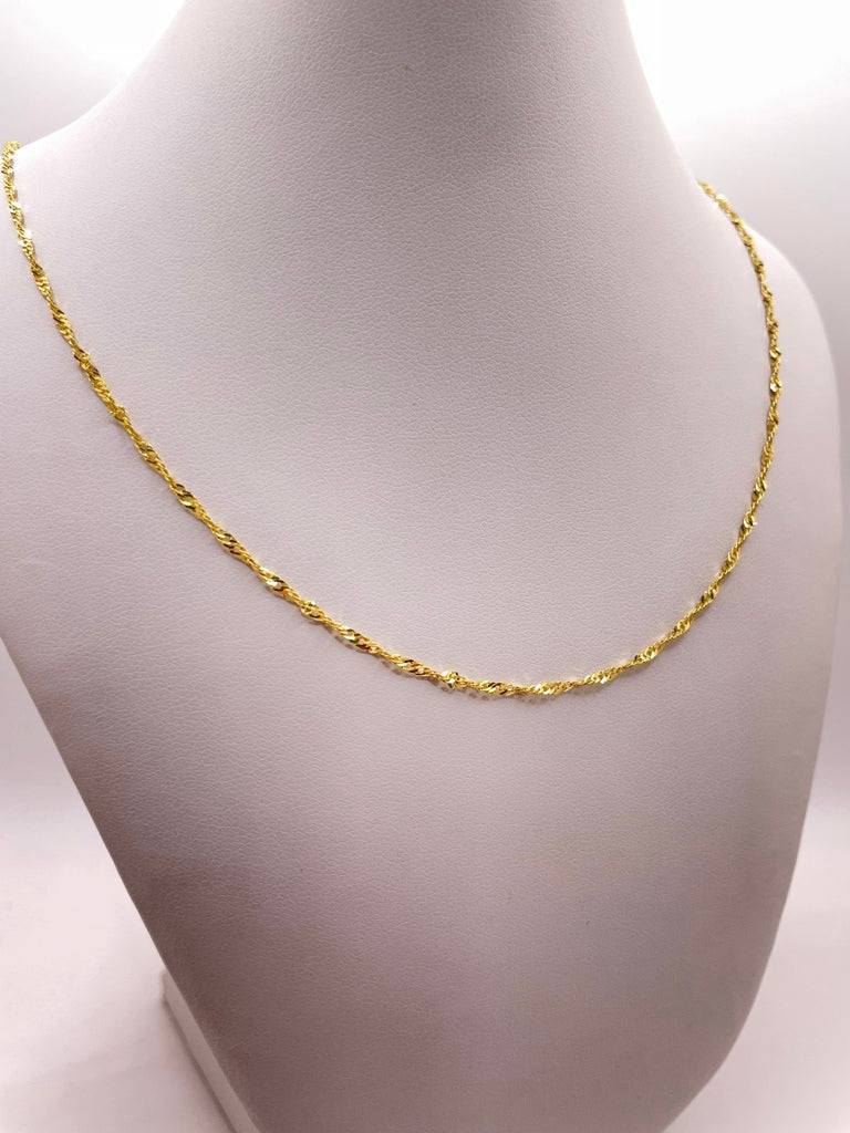 14KT SINGAPORE CHAIN 20INCH 2MM 2.25GR