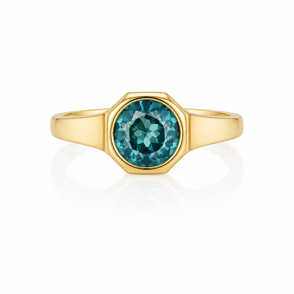 14K YG BIRTH STONE RINGS Size 7
